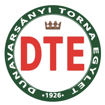 DTE foci logó + felirat