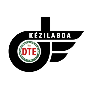 DTE kézilabda logó + felirat