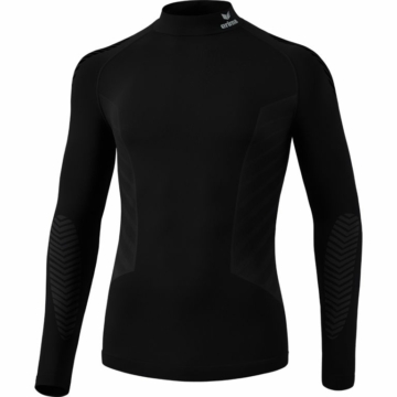Erima Functional Underwear Athletic Long Sleeve Top With Stand-up Collar