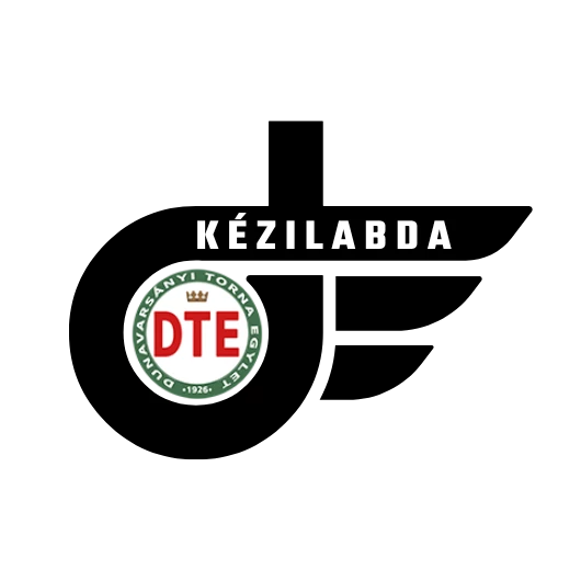 DTE kézilabda logó + felirat